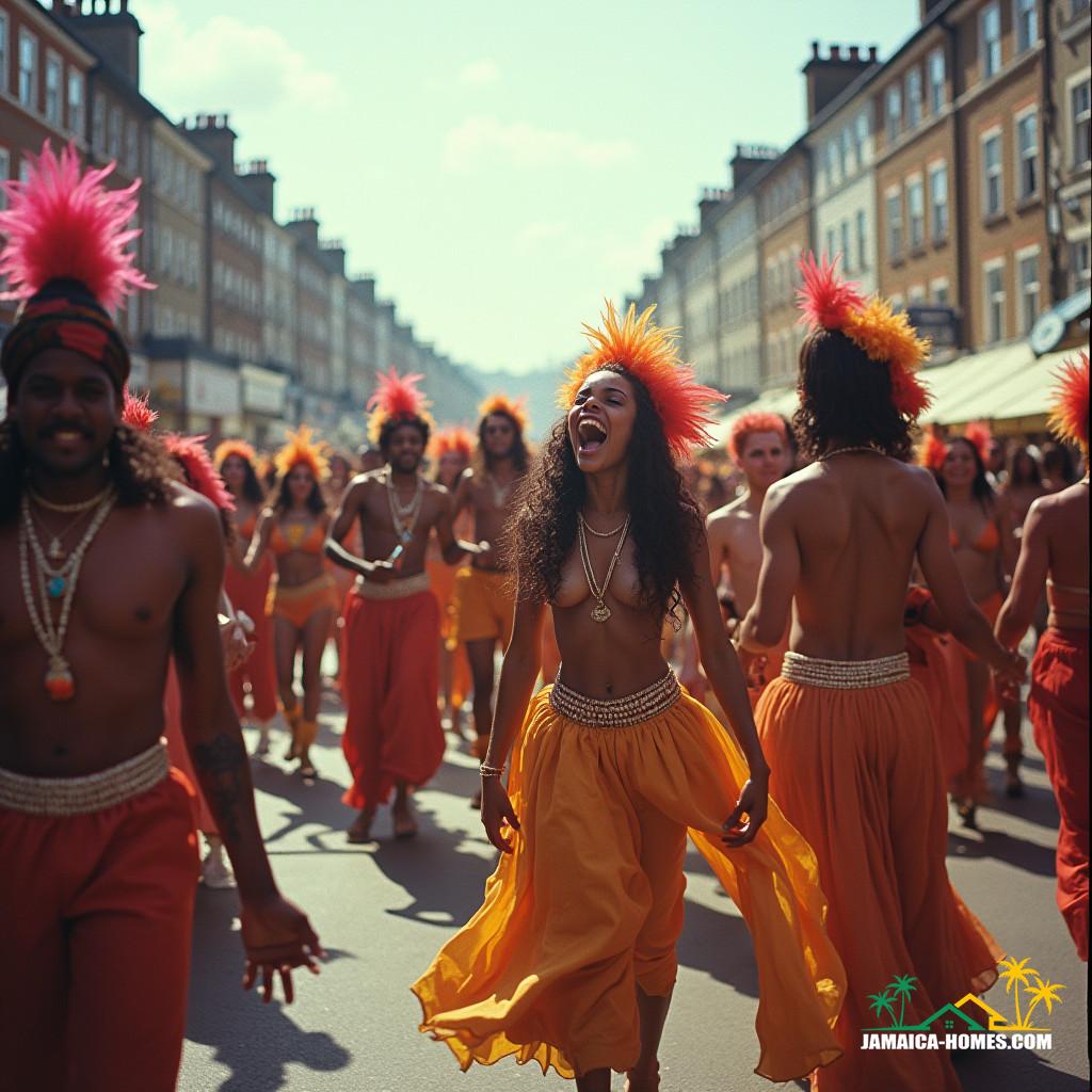 Notting Hill Carnival in the United Kingdom in the 1980s