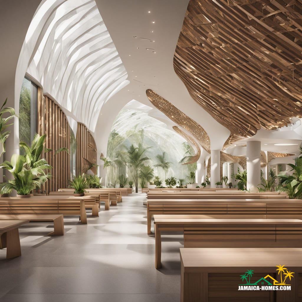 advanced visualization of the interior of The Lumina Basilica with vivid detail