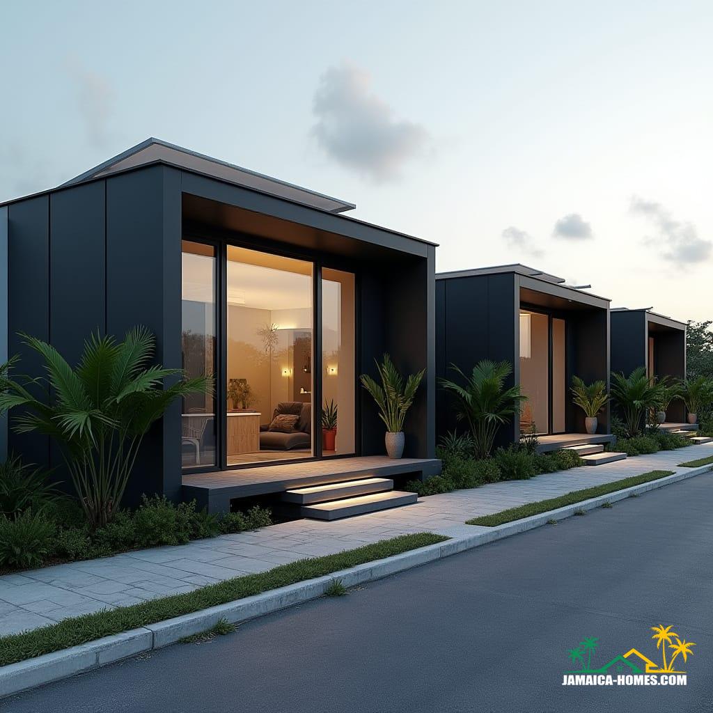 Kingston Black Concrete Terrace Row