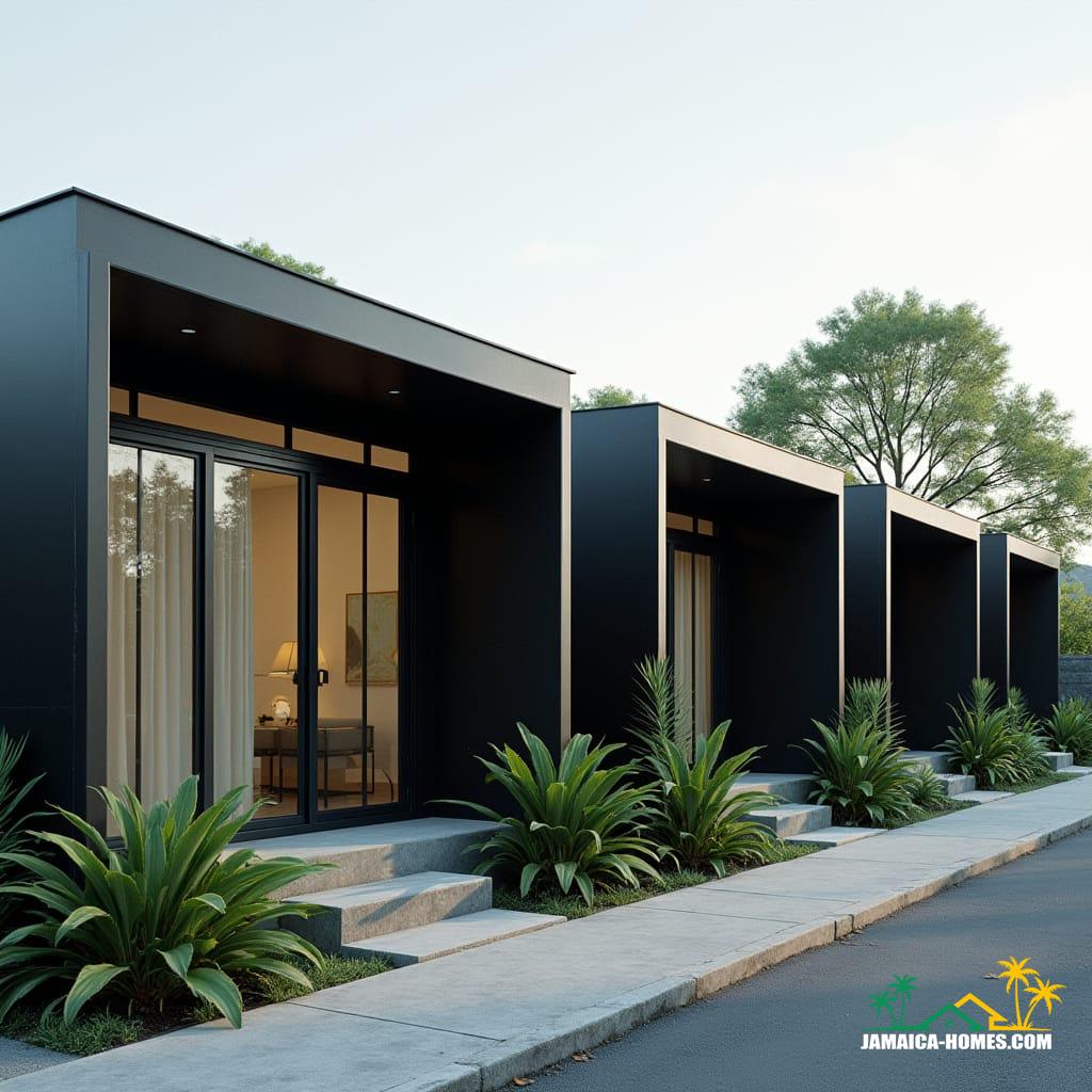 Kingston Black Concrete Terrace Row