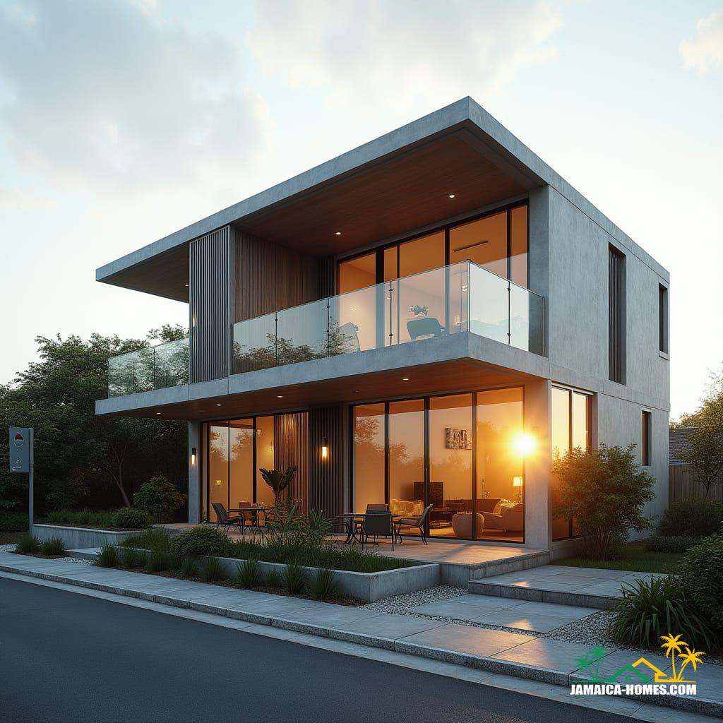 Urban L-Shaped Mini Home Design