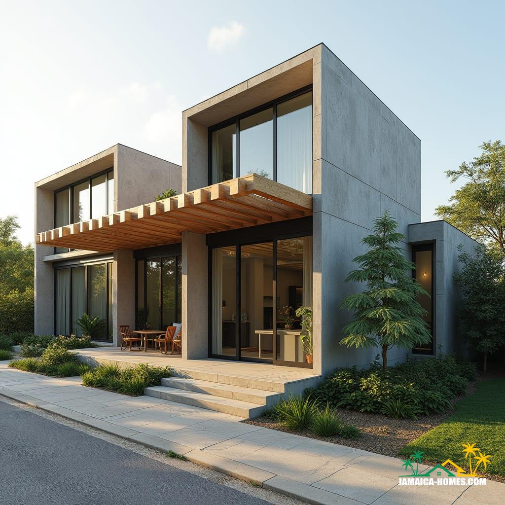 Urban L-Shaped Mini Home Design