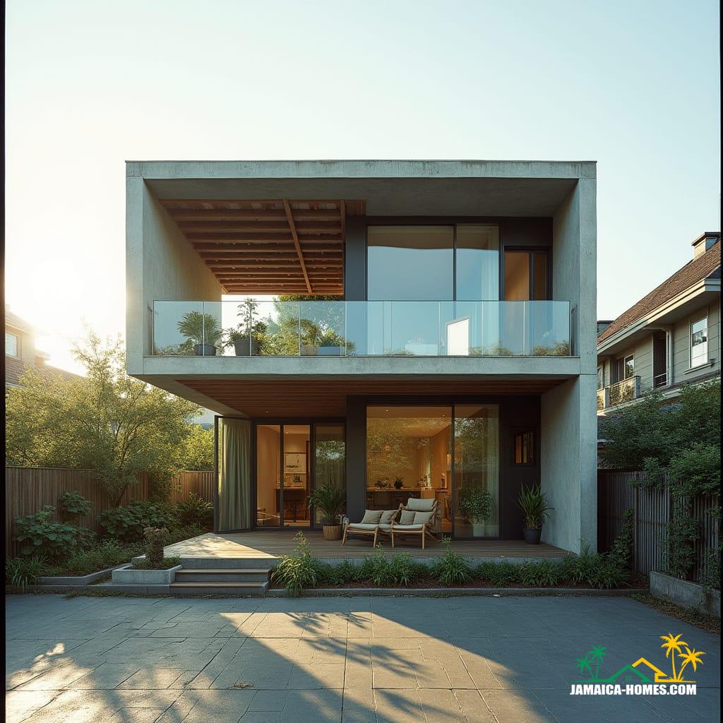 Urban L-Shaped Mini Home Design