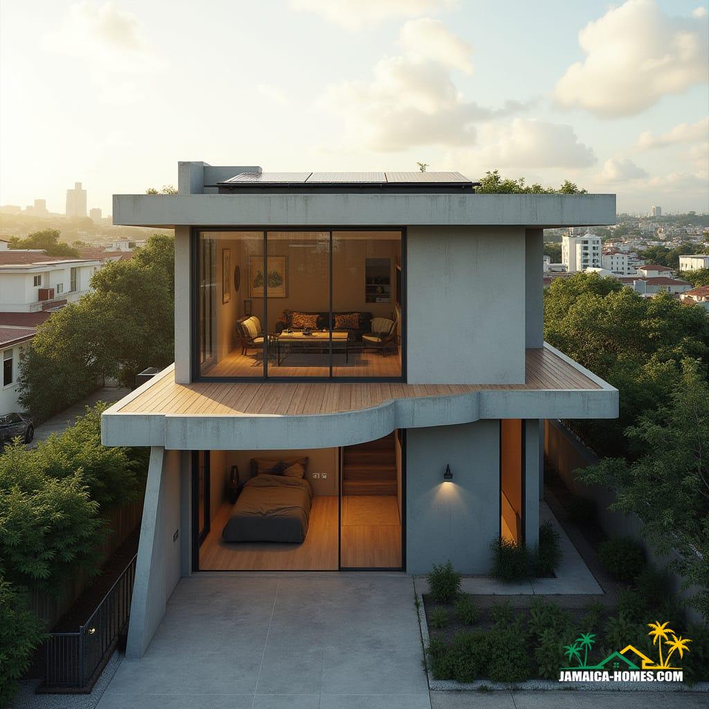 Compact Rooftop Deck Home – Kingston Design