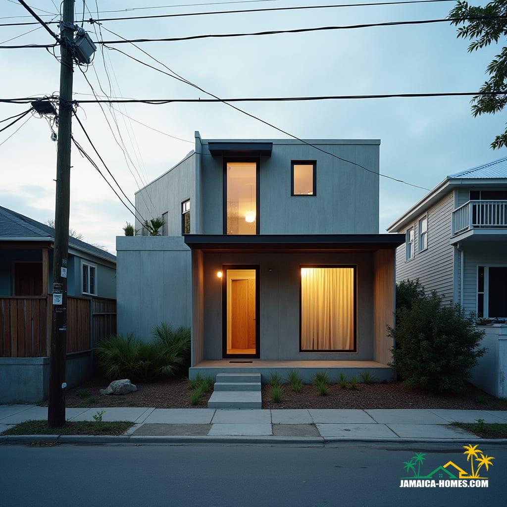 Urban L-Shaped Mini Home Design