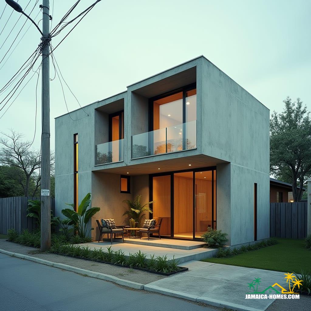 Urban L-Shaped Mini Home Design