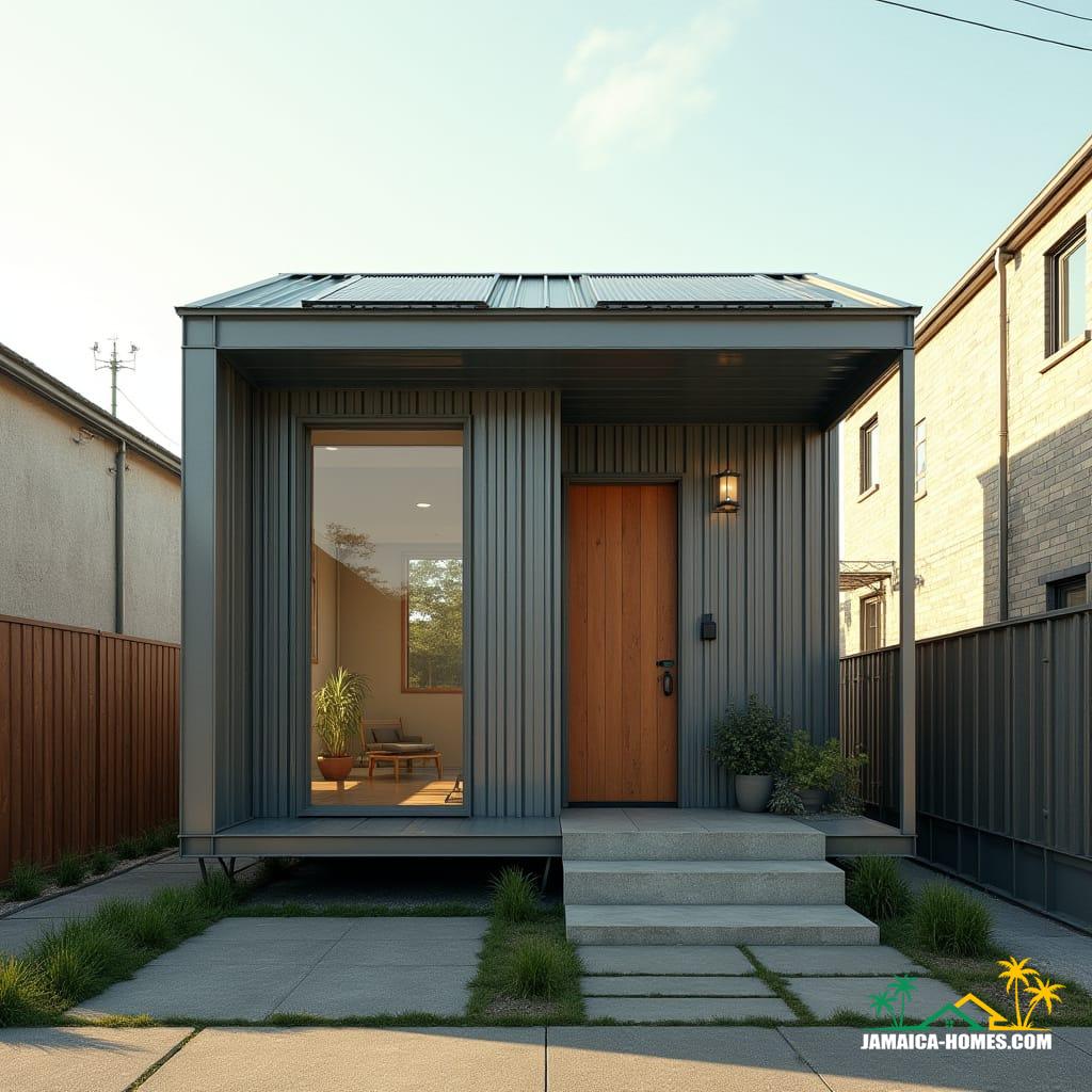 Urban Steel-Clad Mini Home