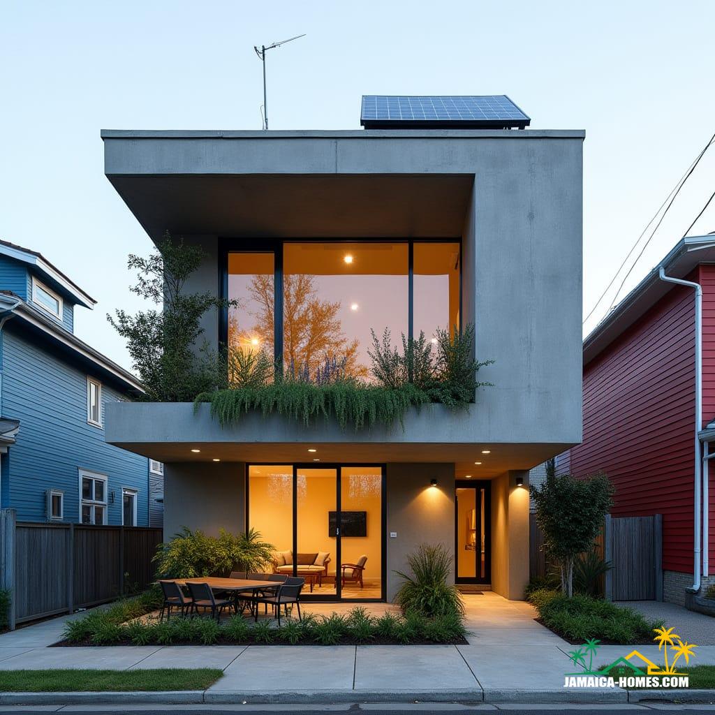 Compact urban modern home