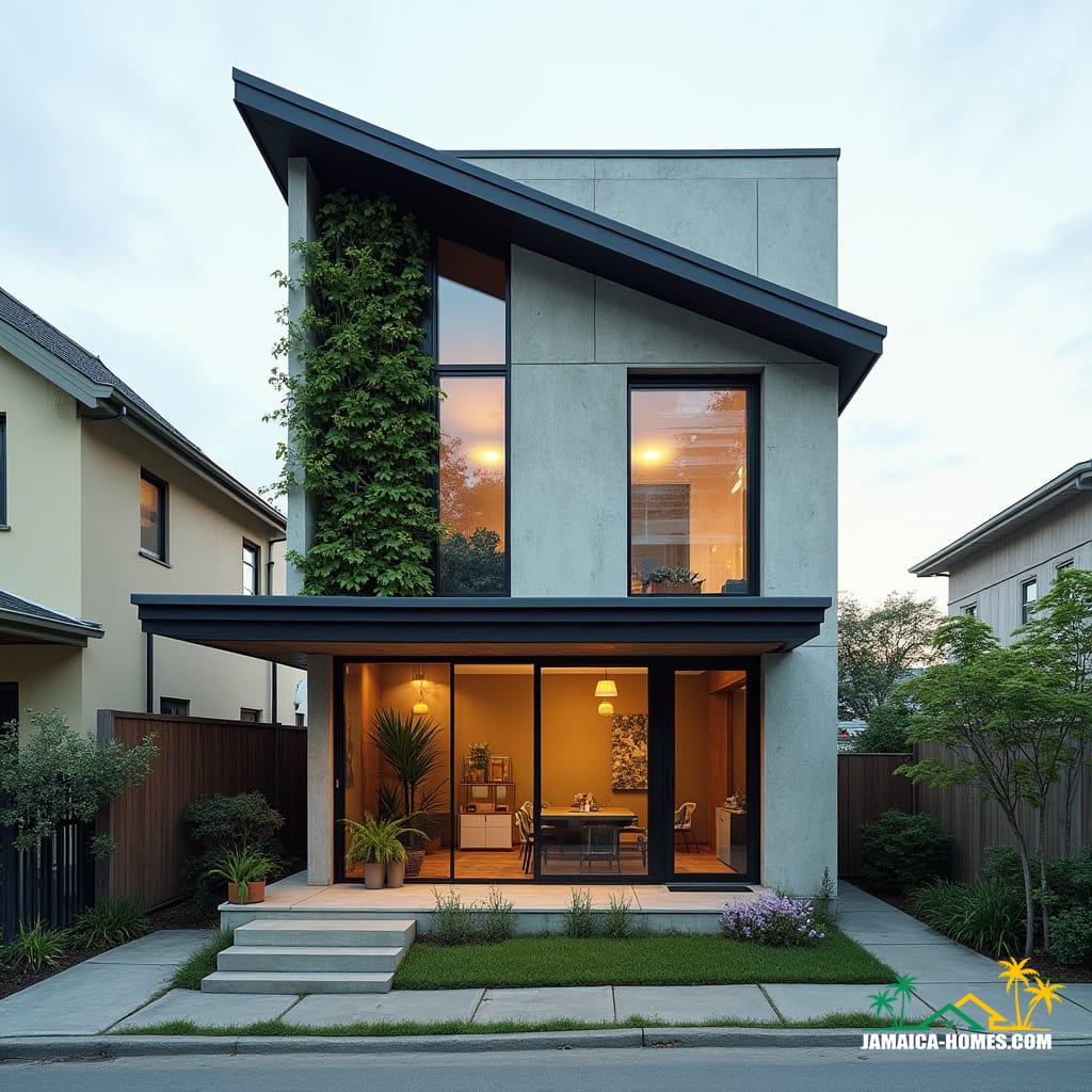 Compact urban modern home