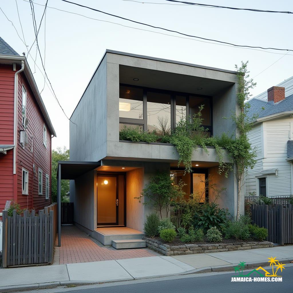 Compact urban modern home