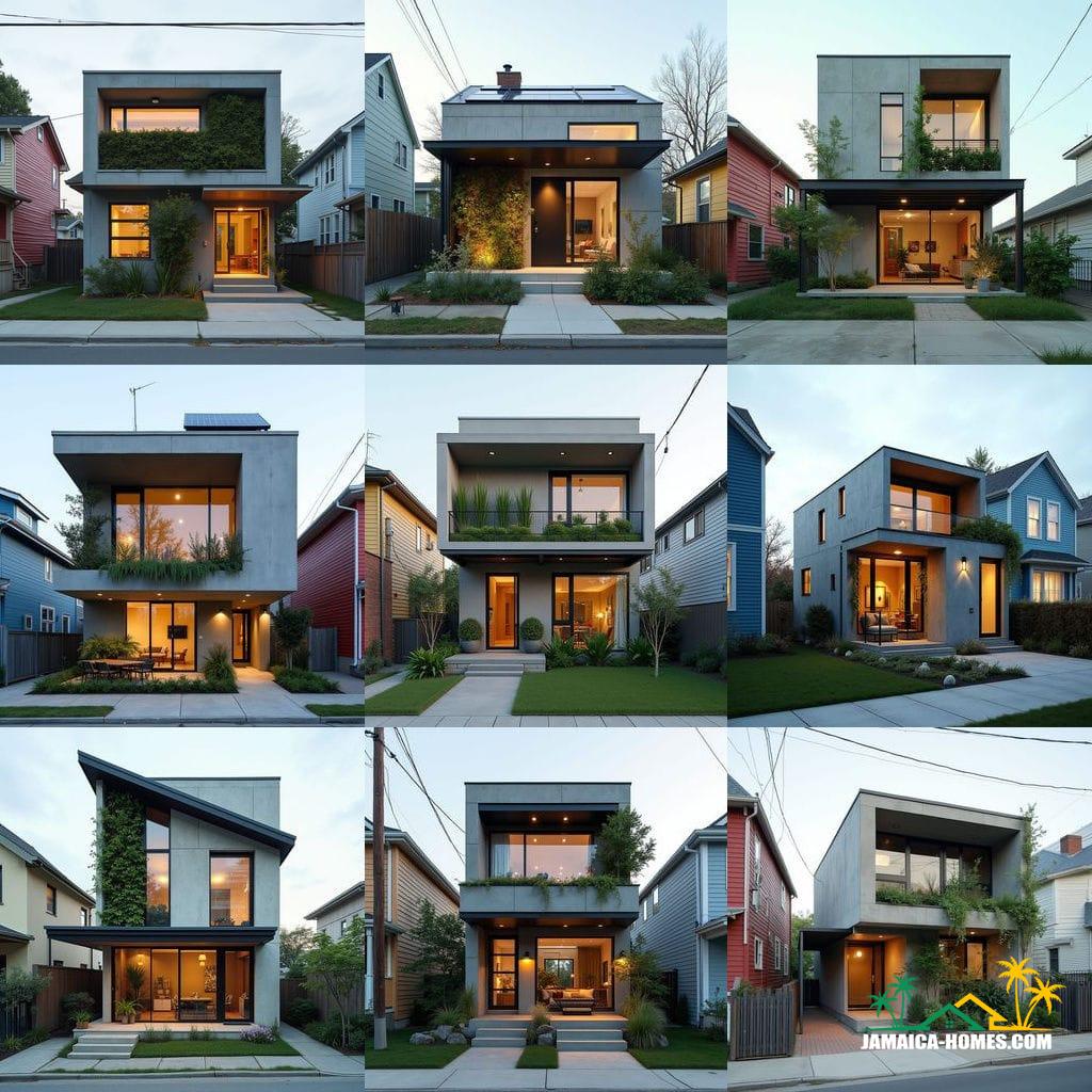 Compact urban modern home