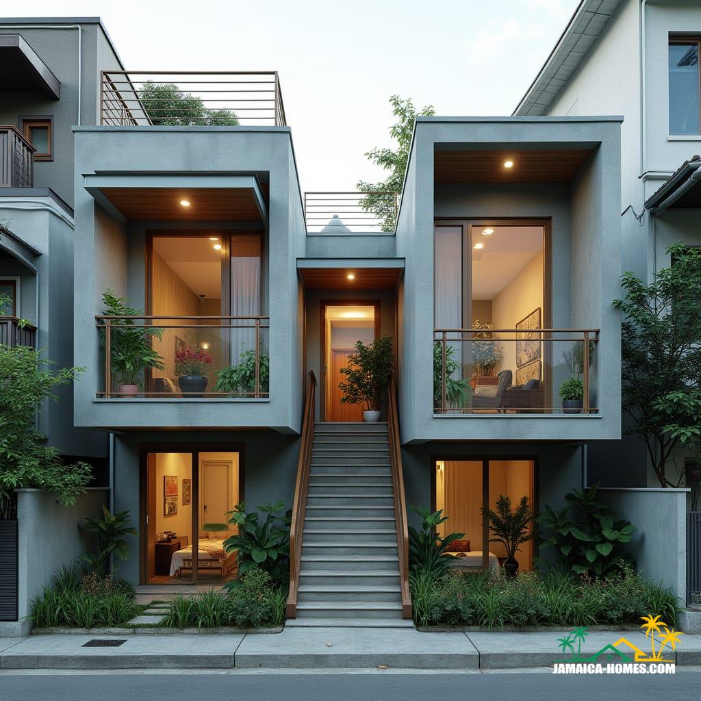 Twin Modular Urban Home Design
