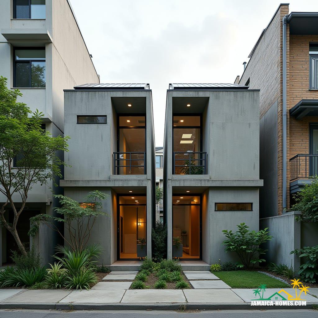 Twin Modular Urban Home Design