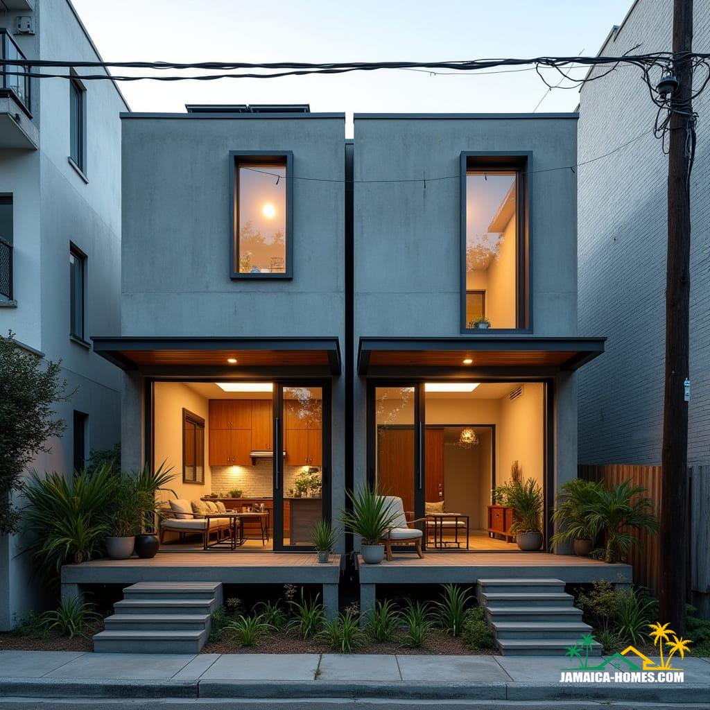 Twin Modular Urban Home Design