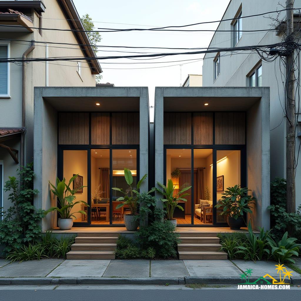 Twin Modular Urban Home Design