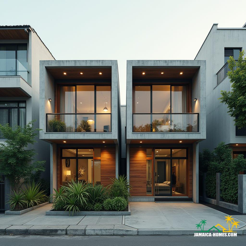 Twin Modular Urban Home Design