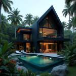 Tropical Courtyard House