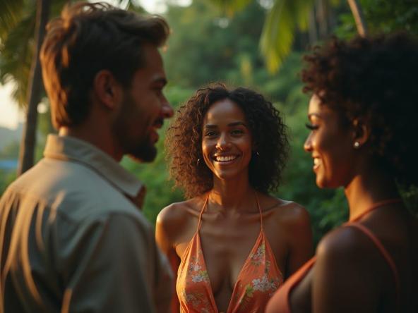 ጸጥ ያለ ልውውጥ ዘግይቶ የሚፈነጥቅ ብርሃን በመዳፎቹ ውስጥ ይረጋጋል፣ ፊቶችን ይለሰልሳል እና በመካከላቸው ያለውን ጊዜ ያዘገያል። ቅርጾቹ ቅርብ፣ ያለቦታው ይቆማሉ፣ በጥላ፣ በቆዳ ቀለሞች እና በቀላሉ የጋራ መገኘት ምት ተያይዘዋል። ምንም ማዕከል የለም፣ ሚዛን ብቻ ነው፣ መልክዓ ምድሩ ውይይቱን የሚስበው እንደ ፍሬም ነው። ትዕይንቱ መደበኛ ያልሆነ፣ ግን ሆን ተብሎ የተደረገ፣ በአየር ንብረት እና ቅርበት የተቀረጸ ከዲዛይን ይልቅ። ዓመት፡ 2025 ደራሲ፡ ጃማይካ የቤቶች አይነት፡ የባህል ትዕይንት ቁልፍ የእይታ ክፍሎች፡ የተጣራ የፀሐይ ብርሃን · የዘንባባ መሸፈኛ · የሰው ቡድን · ሞቅ ያለ የቀለም ድምጾች · ጥልቀት የሌለው ጥልቀት ምድብ፡ በየቀኑ ጃማይካ አካባቢ፡ ፖርትላንድ፣ ጃማይካ ምንም ነገር አልተደራጀም፣ ነገር ግን ሁሉም ነገር ይስተካከላል። ፅንሰ-ሀሳብ ያለው የእይታ ትርጓሜ © ጃማይካ ቤቶች 2025 jamaica-homes.com · መብቱ በህግ የተጠበቀ ነው #ጃማይካ ቤቶች #እየቀኑጃማይካ #ባህላዊ ትዕይንት #የአርታኢ ምስል #ጃማይካ የመሬት ገጽታ #የሰው ልኬት #ትሮፒካል ብርሃን #የካሪቢያን አውድ #የእይታ ዲሲፕሊን #ዘመናዊጃማይካ ይህ ውይይት እስካሁን ድረስ ጠቃሚ ነው?